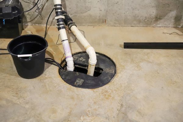 Basement Drainage Installation in Strongsville