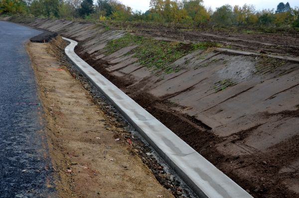 Slope Drainage Installation in Strongsville
