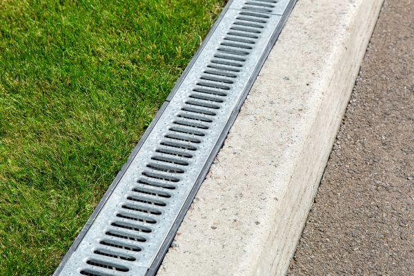 Courtyard Drain Installation in Strongsville